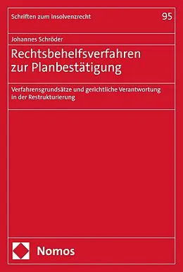 E-Book (pdf) Rechtsbehelfsverfahren zur Planbestätigung von Johannes Schröder