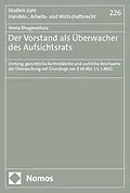 E-Book (pdf) Der Vorstand als Überwacher des Aufsichtsrats von Veena Bhagavathula