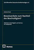 E-Book (pdf) Beweisverbote zum Nachteil des Beschuldigten? von Antonia Taute
