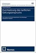 E-Book (pdf) Durchsetzung des tariflichen Geltungsanspruchs von Richard Aufhauser