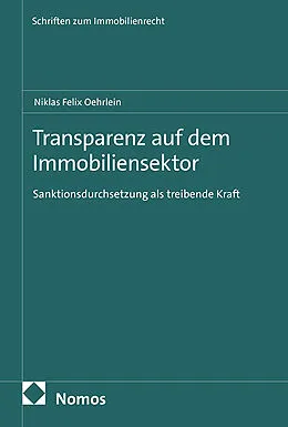 E-Book (pdf) Transparenz auf dem Immobiliensektor von Niklas Felix Oehrlein