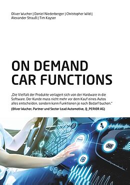 Kartonierter Einband On Demand Car Functions (ODCF) von Oliver Wucher, Daniel Niederberger, Christopher Wild