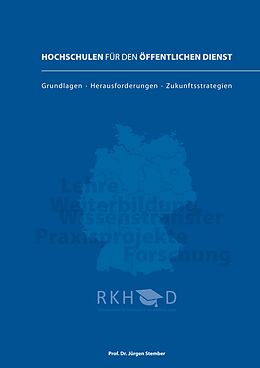 E-Book (epub) Hochschulen für den öffentlichen Dienst von Jürgen Stember