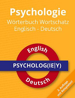 E-Book (epub) Psychologie Wörterbuch Wortschatz Englisch - Deutsch von Roland Russwurm