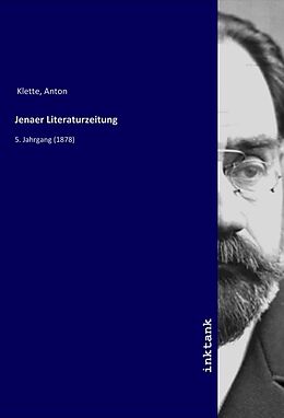 Kartonierter Einband Jenaer Literaturzeitung von Anton Klette