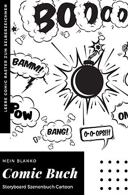 Kartonierter Einband Mein Blanko Comic Buch Storyboard Szenenbuch Cartoon Leere Comic Raster zum Selberzeichnen von Felix Wagner