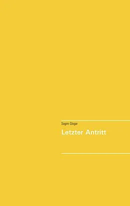 E-Book (epub) Letzter Antritt von Sogim Glogar