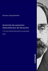 Couverture cartonnée Geschichte der poetischen Nationalliteratur der Deutschen de 