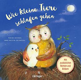 Fester Einband Wie kleine Tiere schlafen gehen von Anne-Kristin zur Brügge