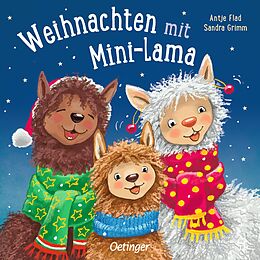 Pappband Weihnachten mit Mini-Lama von Sandra Grimm