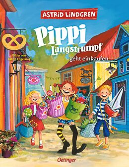 Fester Einband Pippi Langstrumpf geht einkaufen von Astrid Lindgren