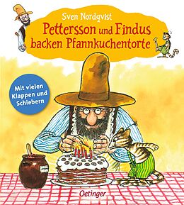 Pappband Pettersson und Findus backen Pfannkuchentorte von Sven Nordqvist