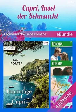 E-Book (epub) Capri, Insel der Sehnsucht - 4 sommerliche Liebesromane von Amanda Browning, Elizabeth Power, Kate Hardy