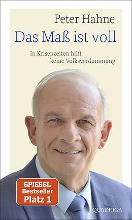 E-Book (epub) Das Maß ist voll von Peter Hahne