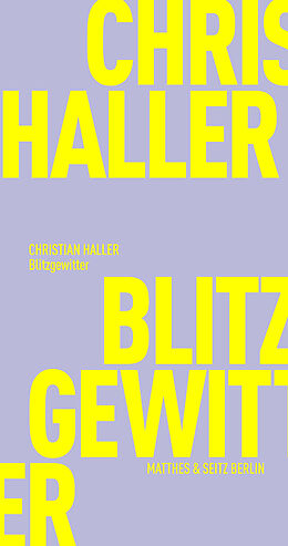 Paperback Blitzgewitter von Christian Haller