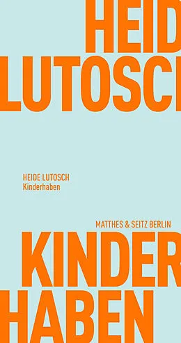 E-Book (epub) Kinderhaben von Heide Lutosch