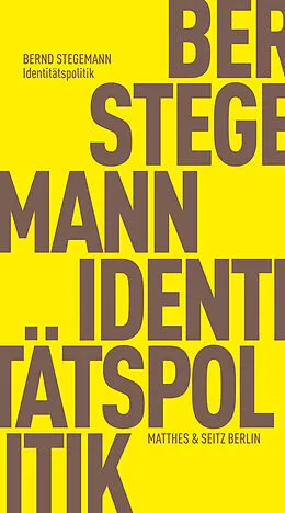 E-Book (epub) Identitätspolitik von Bernd Stegemann