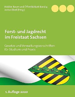Kartonierter Einband Forst- und Jagdrecht im Freistaat Sachsen von 