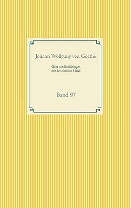 Kartonierter Einband Götz von Berlichingen mit der eisernen Hand von Johann Wolfgang von Goethe