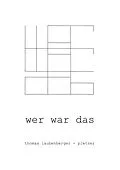 E-Book (epub) Wer war das von Thomas Laubenberger-Pletzer