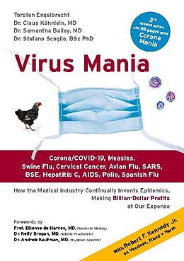 Couverture cartonnée Virus Mania de Torsten Engelbrecht, Claus Köhnlein, Samantha Bailey