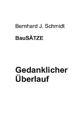 Kartonierter Einband Gedanklicher Überlauf von Bernhard J. Schmidt