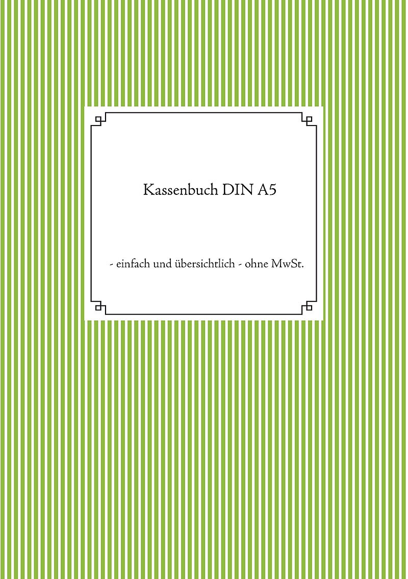 Kassenbuch DIN A5