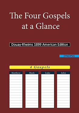 E-Book (pdf) The Four Gospels at a Glance von Douay Rheims Dra