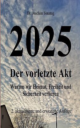 Kartonierter Einband 2025 - Der vorletzte Akt von Joachim Sonntag