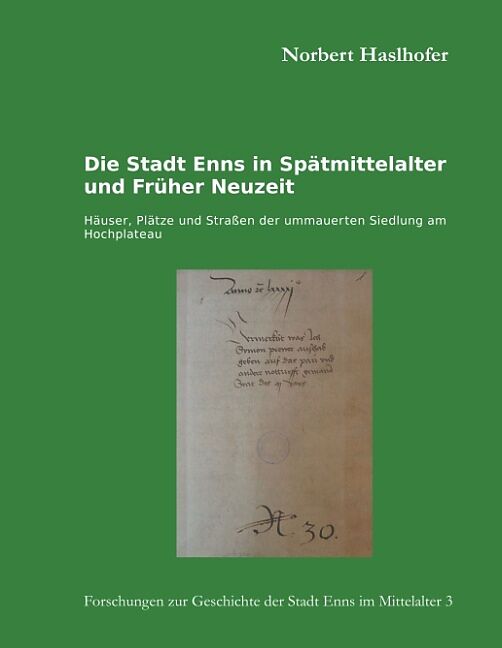 Die Stadt Enns in Spätmittelalter und Früher Neuzeit