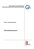 E-Book (epub) Unternehmenssteuern von Andreas Oestreicher