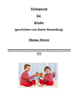 E-Book (epub) Kinder-Tischspruch von Katrin Rautenberg
