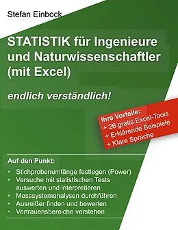 E-Book (pdf) Statistik für Ingenieure und Naturwissenschaftler (mit Excel) von Stefan Einbock