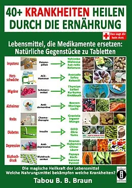 E-Book (epub) 40+ Krankheiten heilen durch die Ernährung von Tabou B. B. Braun