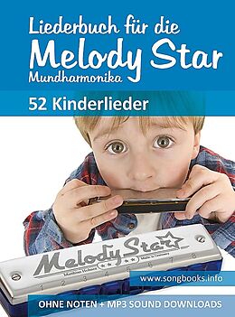  Notenblätter Liederbuch für die Melody Star Mundharmonika - 52 Kinderlieder