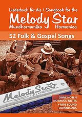  Notenblätter Liederbuch für die Melody Star Mundharmonika - 52 Folk und Gospel Song