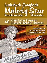  Notenblätter Liederbuch Songbook Melody Star Harmonica - 40 Klassische Themen
