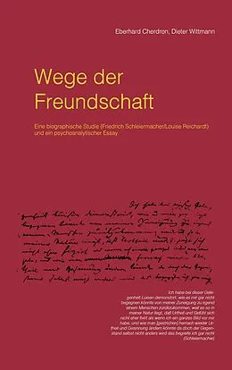 E-Book (epub) Wege der Freundschaft von Eberhard Cherdron, Dieter Wittmann