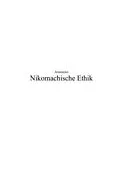 E-Book (epub) Nikomachische Ethik von Aristoteles Aristoteles