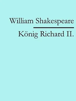 E-Book (epub) König Richard II. von William Shakespeare