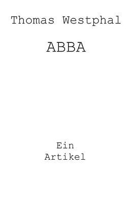 E-Book (epub) ABBA von Thomas Westphal