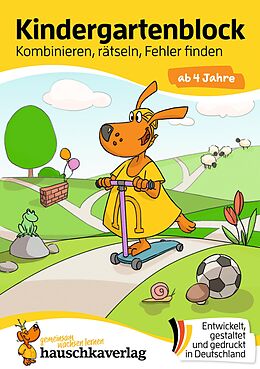 E-Book (pdf) Kindergartenblock ab 4 Jahre - Kombinieren, rätseln, Fehler finden von Ulrike Maier