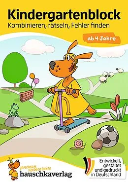 E-Book (pdf) Kindergartenblock ab 4 Jahre - Kombinieren, rätseln, Fehler finden von Ulrike Maier