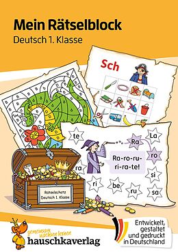 E-Book (pdf) Mein Rätselblock Deutsch 1. Klasse von Stefanie Walther