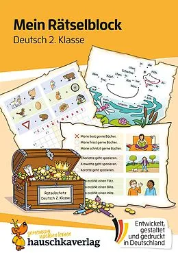 E-Book (pdf) Mein Rätselblock Deutsch 2. Klasse von Melanie Rhauderwiek