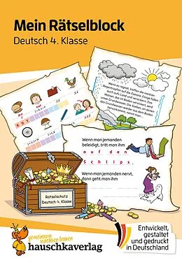 E-Book (pdf) Mein Rätselblock Deutsch 4. Klasse von Christiane Wittenburg