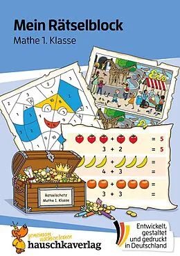 E-Book (pdf) Mein Rätselblock Mathe 1. Klasse von Melanie Rhauderwiek