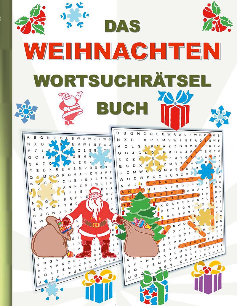 DAS WEIHNACHTEN WORTSUCHRÄTSEL BUCH