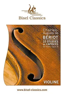E-Book (epub) 10 Studies or Caprices for Violin, Opus 9 von Charles-Auguste de Bériot