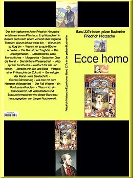 E-Book (epub) Ecco homo - Band 237 in der gelben Buchreihe - bei Jürgen Ruszkowski von Friedrich Nietzsche